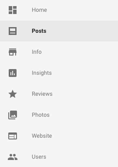 Google Business Menu Google Business Menu