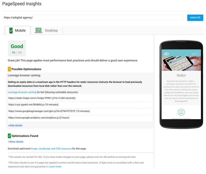 Pagespeed Insights Pagespeed Insights