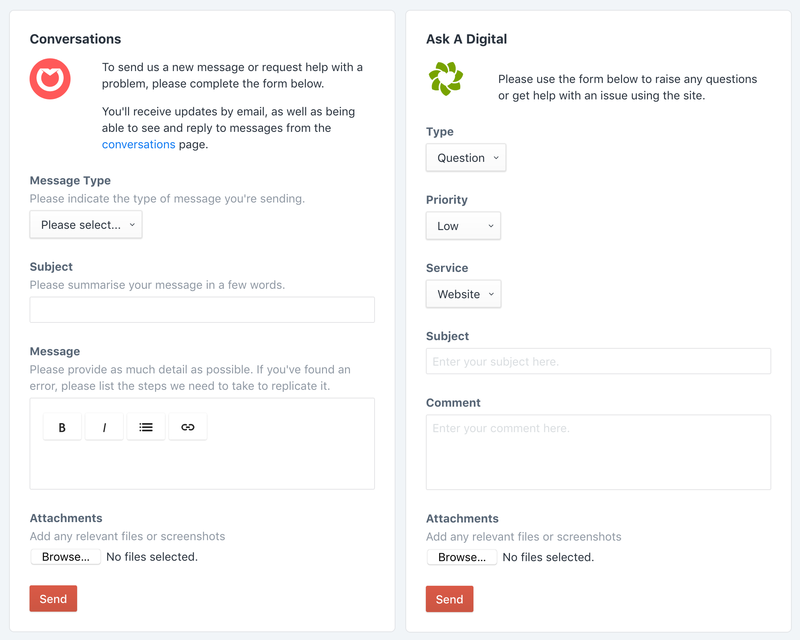 Support Widgets Support Widgets